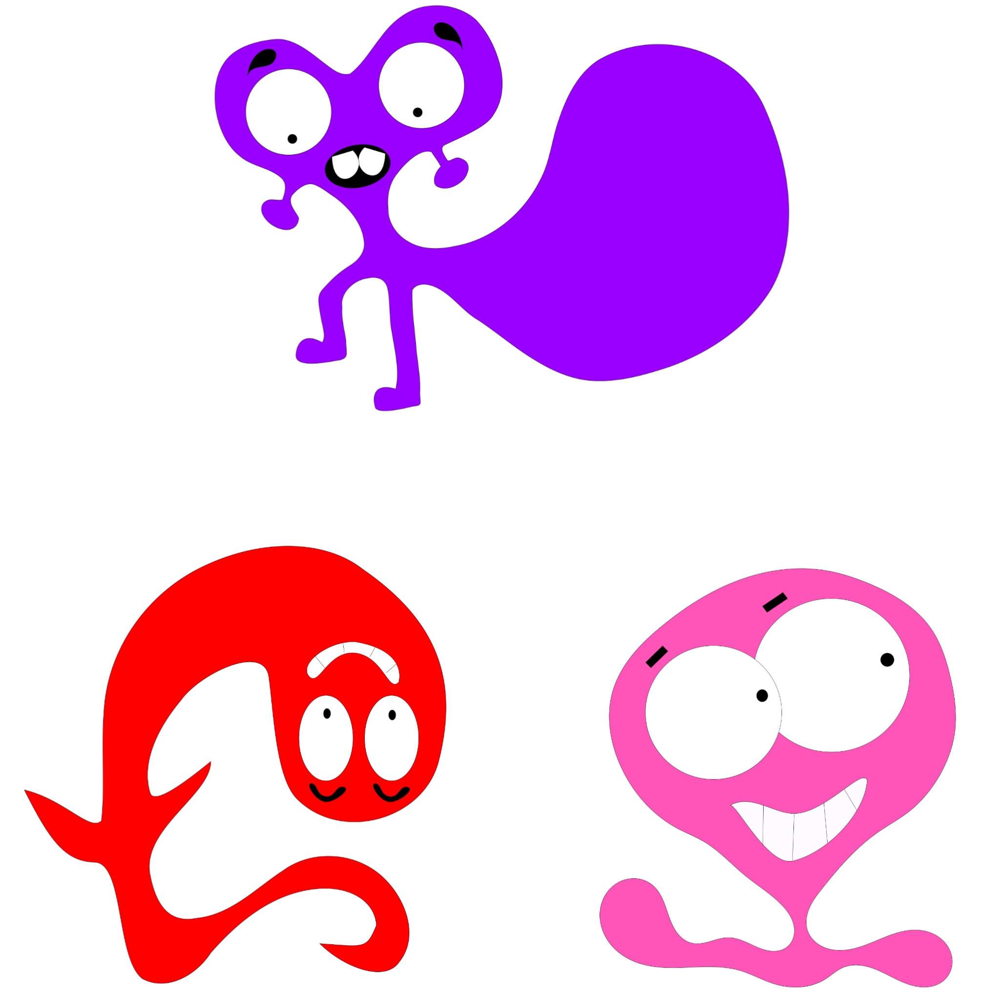 Personnages représentant les troubles dys